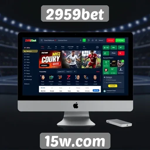 Usabilidade e design da plataforma 2959bet